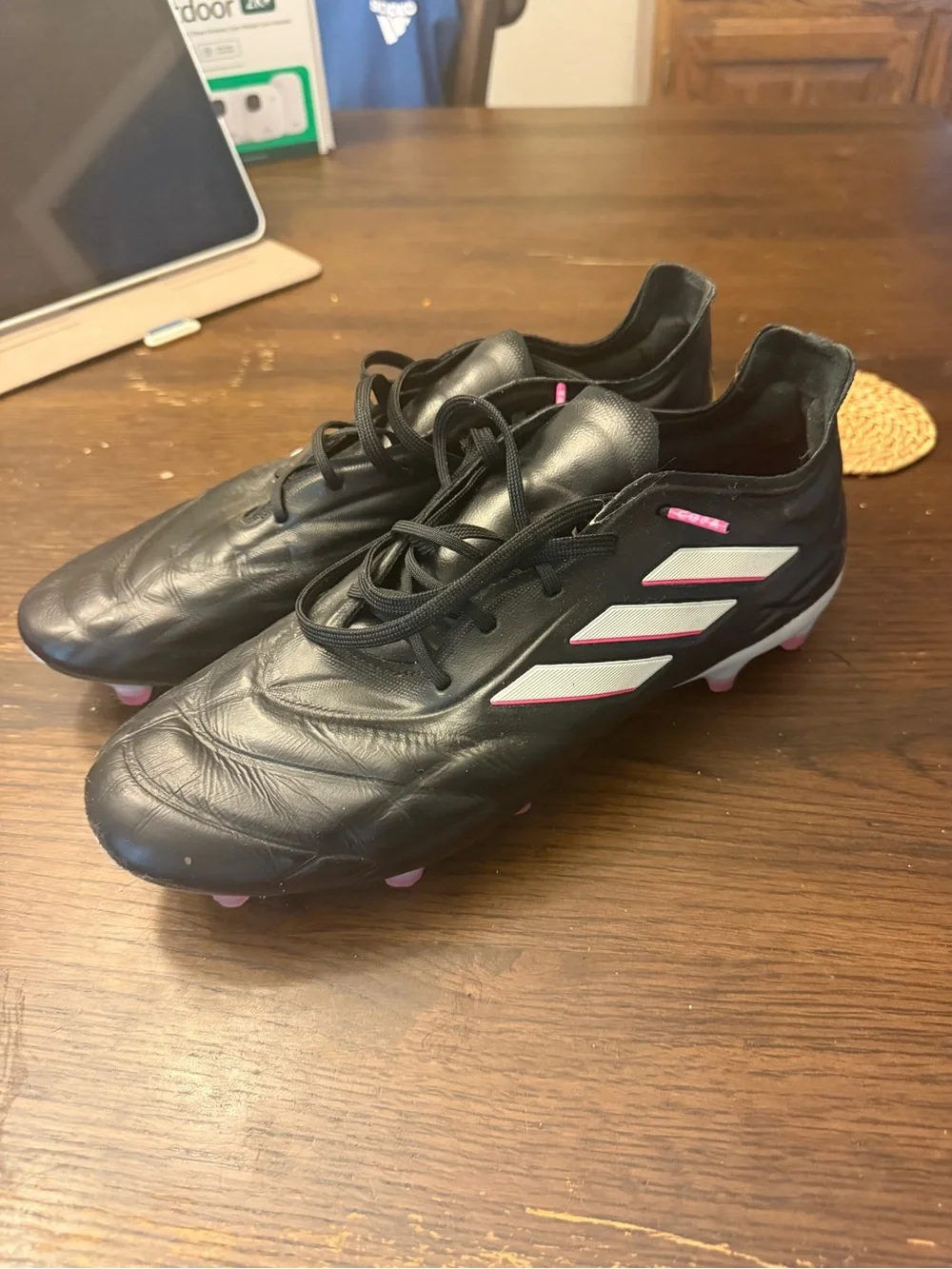 Adidas Copa Pure.1 Size 10.5 Black/Shock Pink